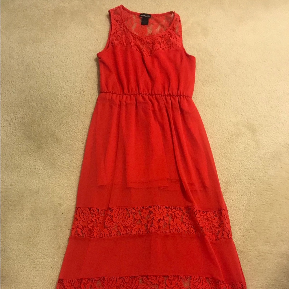 Burnt Orange maxi dress